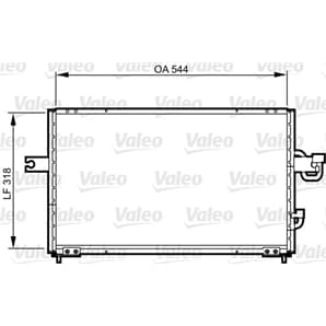 Valeo Klimakondensator Hyundai Accent