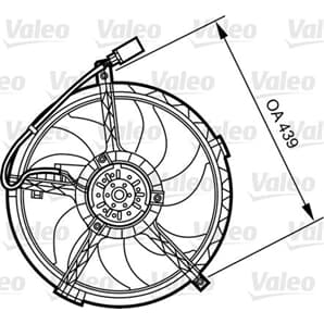 Valeo Motor für Kühlerlüfter Mini