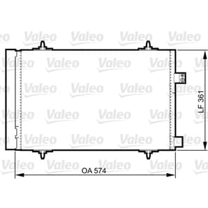 Valeo Klimakondensator Citroen C5 Peugeot 407 508