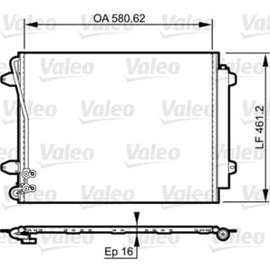 Valeo Klimakondensator