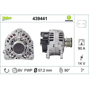 Valeo Lichtmaschine Audi Ford Seat Skoda VW