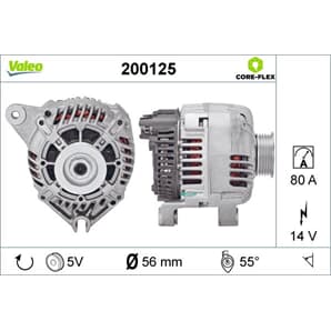 Valeo Lichtmaschine Citroen Ax Saxo Xsara Peugeot 106