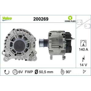 Valeo Generator Audi Seat Skoda VW