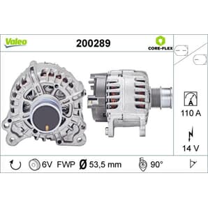 Valeo Generator Audi Seat Skoda VW