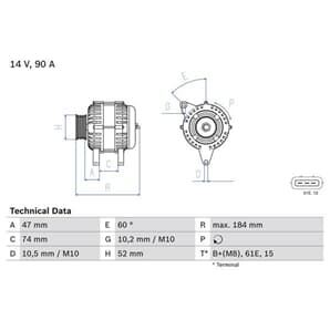 Bosch Generator BMW 3er Z3