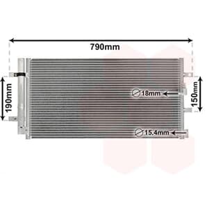 Van Wezel Klimakondensator Audi A4 A5 A6 A7 Q5 Porsche Macan