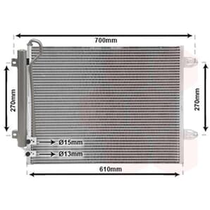 Van Wezel Klimakondensator VW Cc Passat