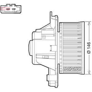 Denso Innenraumgebläse Citroen Ds5 DS Ds Peugeot 3008 308 5008