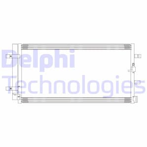 Delphi Klimakondensator Audi A4 A5 Q5