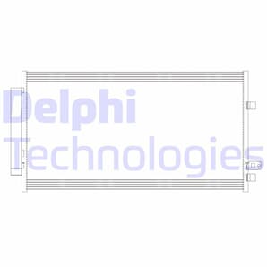 Delphi Klimakondensator Alfa Romeo Tonale Fiat 500x Jeep Renegade
