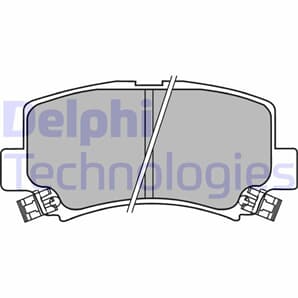 Delphi Bremsbeläge vorne DFSK K DONGFENG XIAOKANG K02 Suzuki Wagon