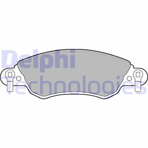 Delphi Bremsbeläge vorne Citroen C5