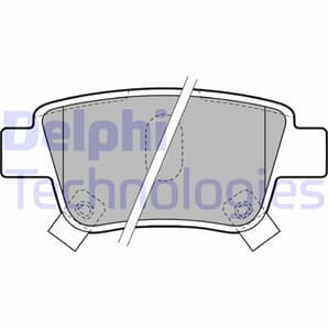 Delphi Bremsbeläge hinten Toyota Avensis Corolla Previa