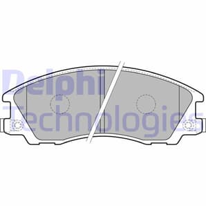Delphi Bremsbeläge vorne Hyundai Terracan
