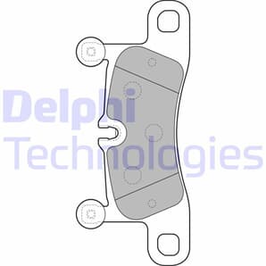 Delphi Bremsbeläge hinten Porsche Cayenne VW Touareg