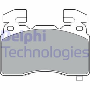 Delphi Bremsbeläge vorne Chevrolet Camaro Corvette Opel Insignia