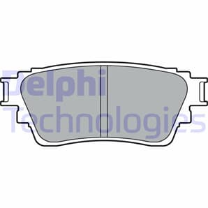 Delphi Bremsbeläge hinten Mitsubishi Eclipse Outlander