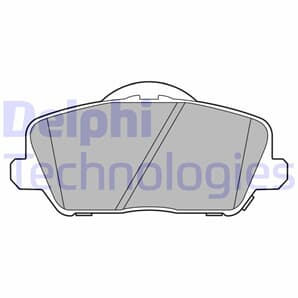 Delphi Bremsbeläge vorne Hyundai I30 Kia Ceed Pro