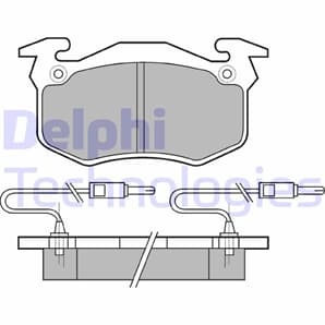 Delphi Bremsbeläge vorne Citroen C15 Peugeot 205 309