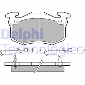 Delphi Bremsbeläge vorne Renault Rapid Super Twingo