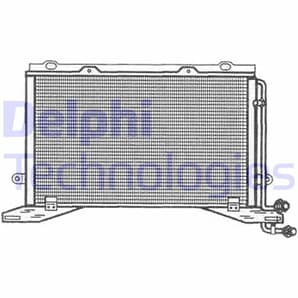 Delphi Klimakondensator Mercedes E-Klasse