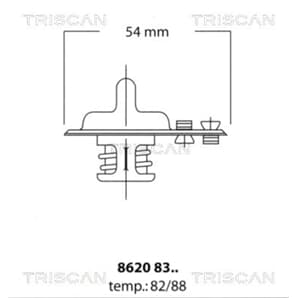 Triscan Thermostat Kia Mazda Opel Suzuki