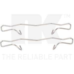 NK Zubehörsatz für Bremsbeläge hinten Audi A3 Ford C-Max Mazda 3 Opel Vectra C Toyota