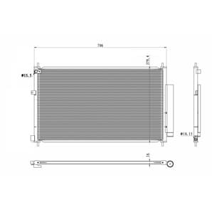 NRF Klimakondensator Honda Cr-V
