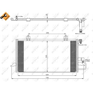 NRF Klimakondensator Audi 80 Cabriolet Coupe