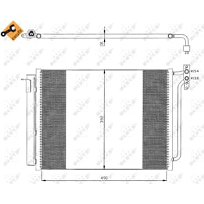 NRF Klimakondensator BMW X5 E53