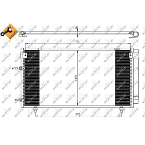 NRF Klimakondensator Toyota Avensis