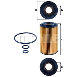 Mahle Ölfilter Dodge Jeep Land Rover Mercedes