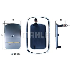 Mahle Hydraulikfilter für Automatik BMW 3er 5er X3 X5 Z3 Opel Omega Senator