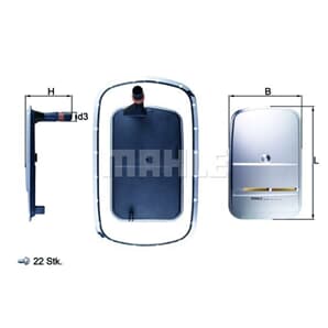 Mahle Hydraulikfilter für Automatik BMW 3er 5er X3