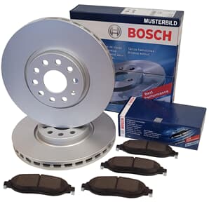 Bosch Bremsscheiben + Bremsbeläge vorne Ford Transit