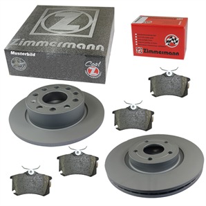 Zimmermann Bremsscheiben + Bremsbeläge vorne Mazda 3 5 1,8 2,0 2,2