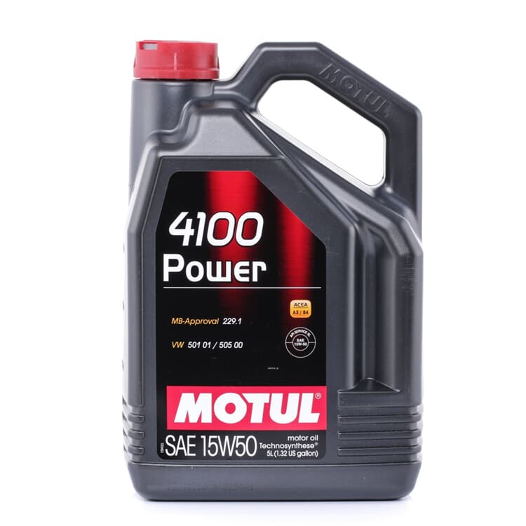 Motul POWER Motoröl 4100 15W50 5L 100273 im Autoteile Preiswert Shop kaufen und sparen!