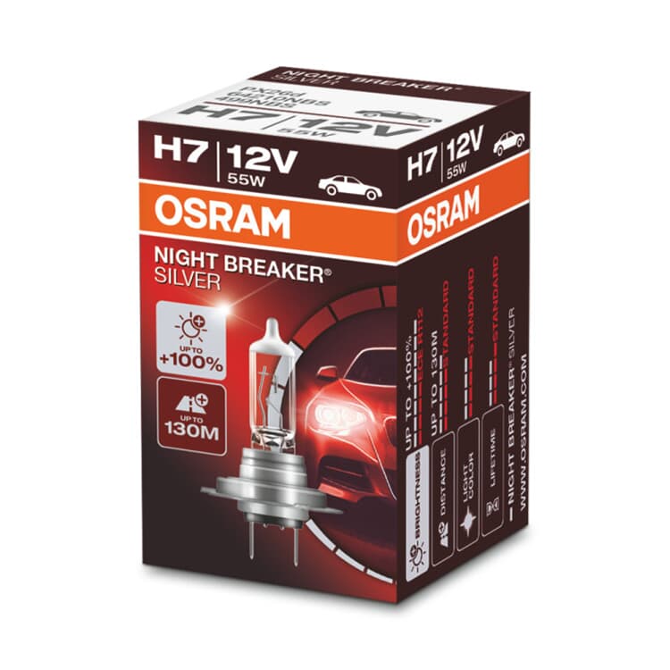 Osram Night Breaker ® SILVER H7 64210NBS online günstig Autoteile kaufen