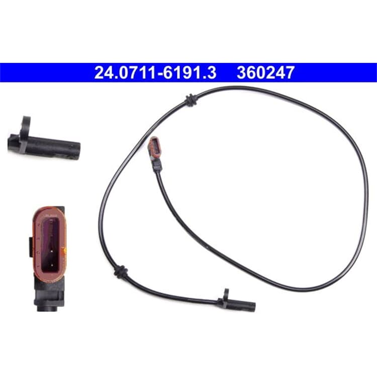ATE Raddrehzahl Sensor 24.0711-6191.3 im Autoteile Preiswert Shop kaufen und sparen!