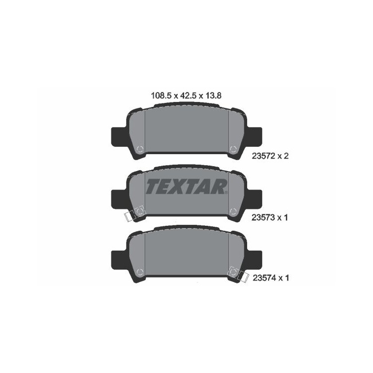 Textar Bremsscheiben + Bremsbeläge hinten für Subaru Legacy Outback 2,0 2,5 3,0 kaufen