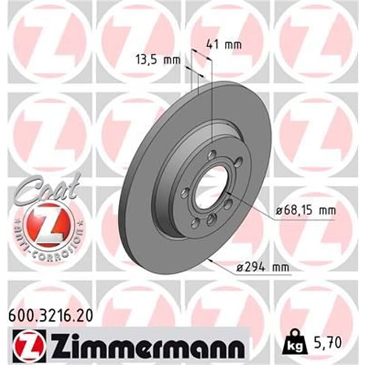 Zimmermann Bremsscheiben + Bremsbeläge VA+HA 250.1347.20 3216 JETZT SPAREN !