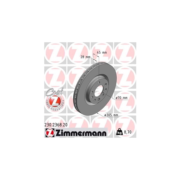 Zimmermann Bremsscheiben + Bremsbeläge vorne für Fiat Croma kaufen