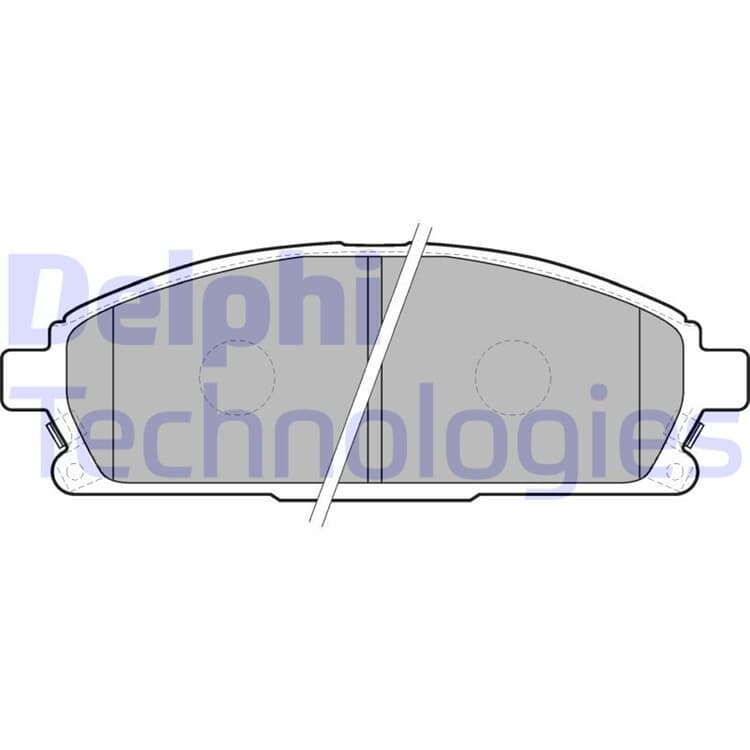 Delphi Bremsbeläge vorne LP1659 im Autoteile Preiswert Shop kaufen und sparen!