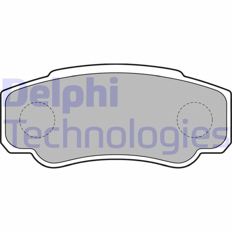 Delphi Bremsbeläge hinten LP1790 im Autoteile Preiswert Shop kaufen und sparen!