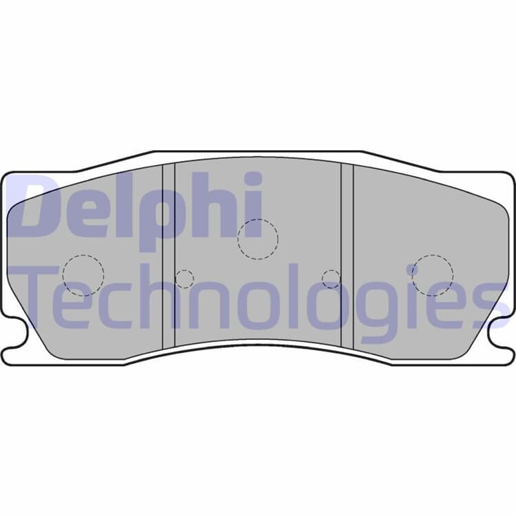 Delphi Bremsbeläge vorne LP2216 im Autoteile Preiswert Shop kaufen und sparen!
