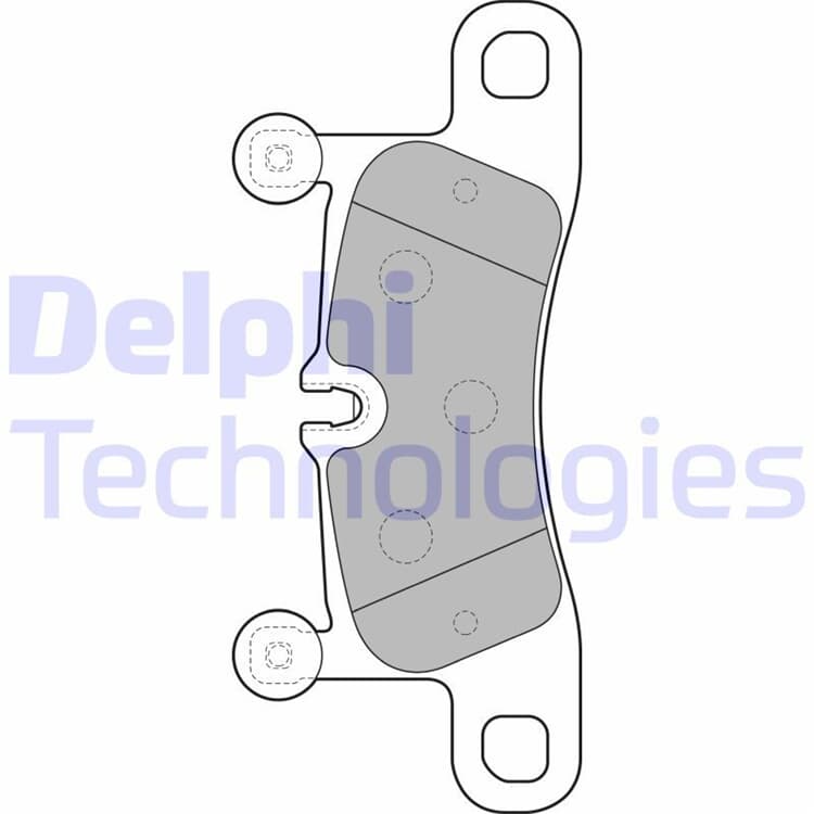 Delphi Bremsbeläge hinten LP2233 im Autoteile Preiswert Shop kaufen und sparen!