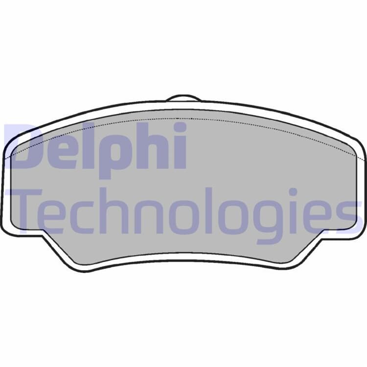 Delphi Bremsbeläge vorne LP488 im Autoteile Preiswert Shop kaufen und sparen!
