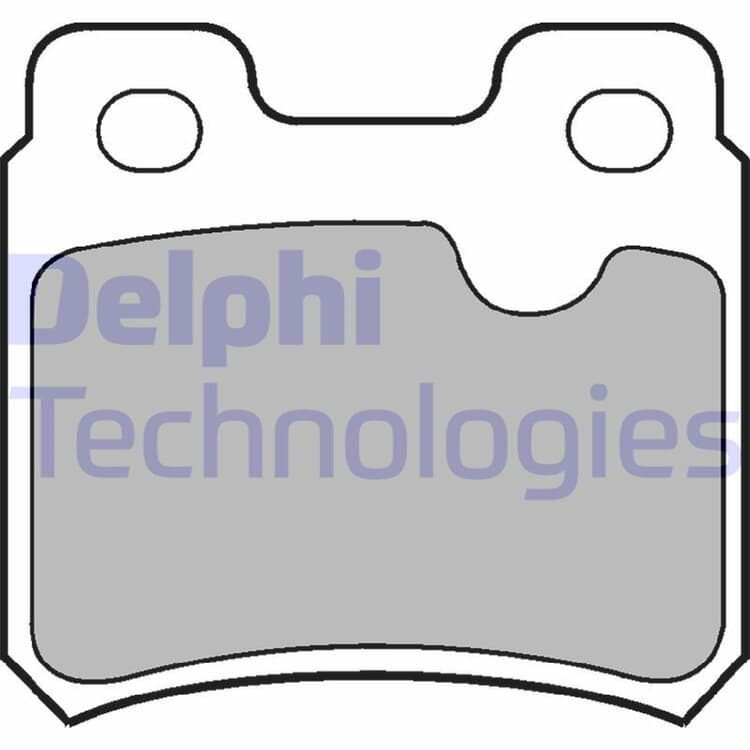 Delphi Bremsbeläge hinten LP586 im Autoteile Preiswert Shop kaufen und sparen!