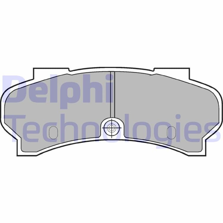 Delphi Bremsbeläge vorne LP589 im Autoteile Preiswert Shop kaufen und sparen!