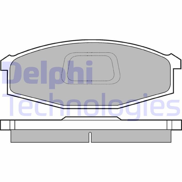 Delphi Bremsbeläge vorne LP745 im Autoteile Preiswert Shop kaufen und sparen!